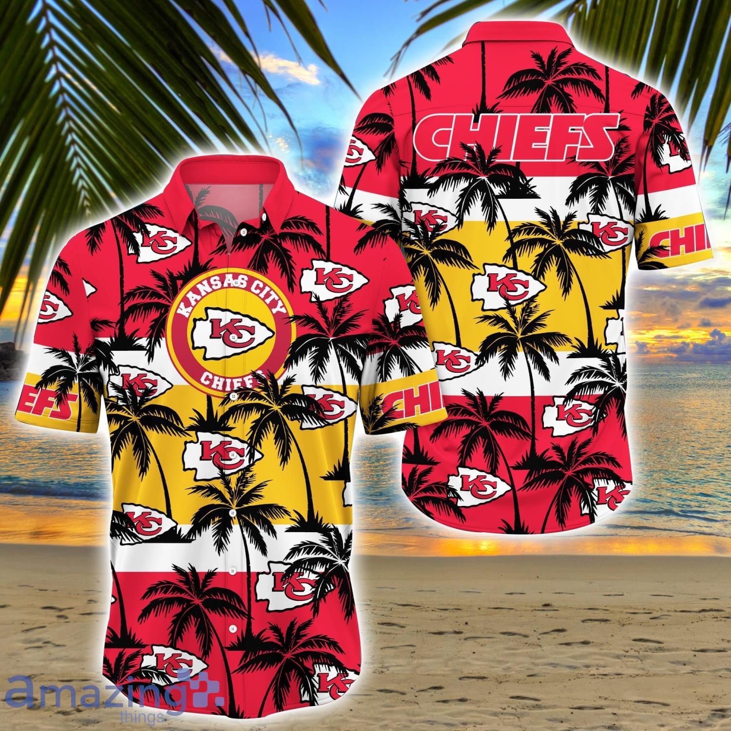 Kansas City Chiefs All Over Print Logo And Coconut Trending Summer Gift Aloha Hawaiian Shirt Product Photo 1