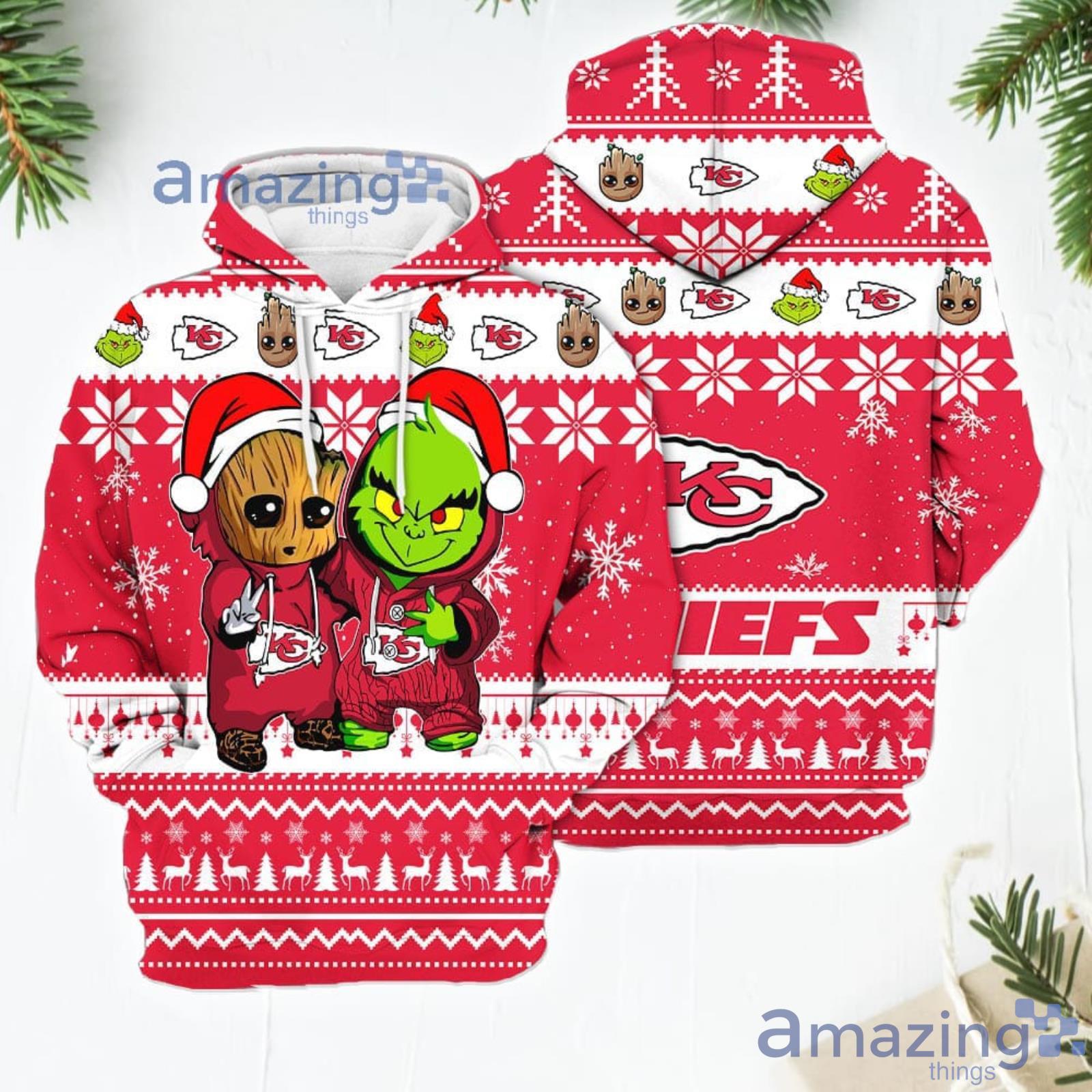 Merry Christmas Season 2023 Kansas City Chiefs 3D Hoodie Christmas