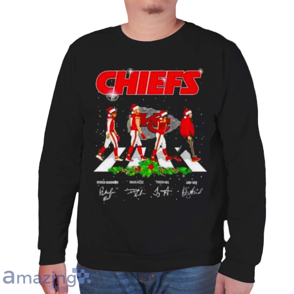 Kansas City Chiefs Christmas Abbey Road Signatures Shirt