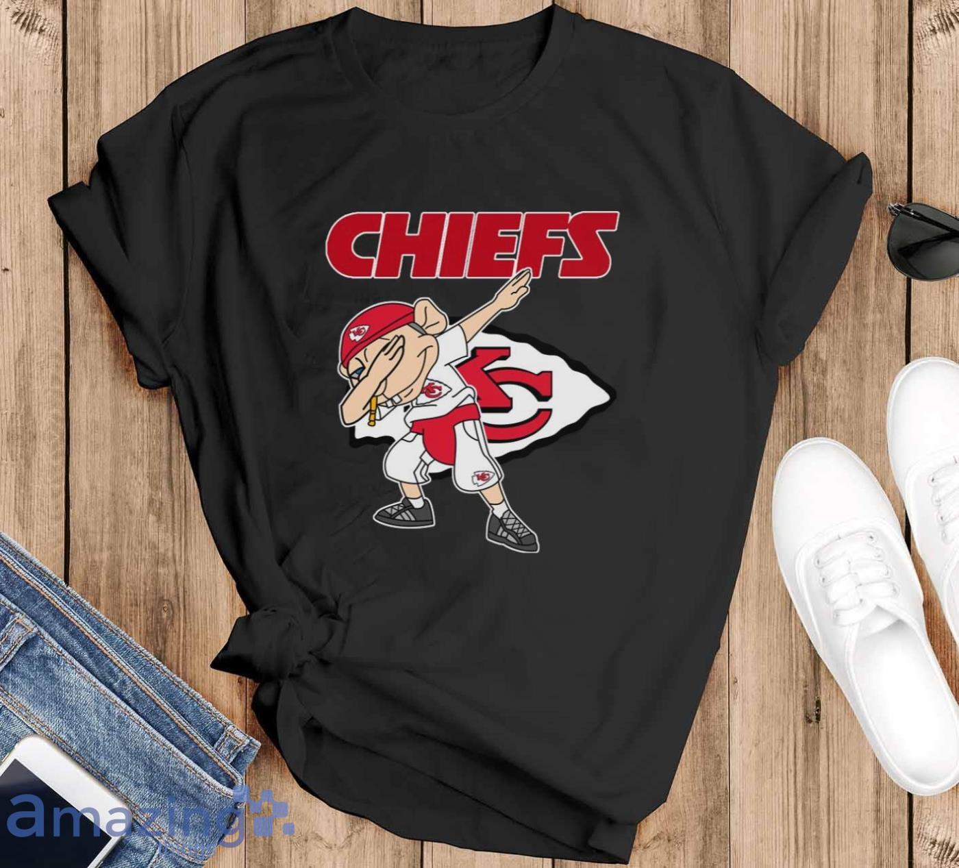 Kansas City Chiefs NFL Football Jeffy Dabbing Sports T Shirt For Men And Women - Black T-Shirt