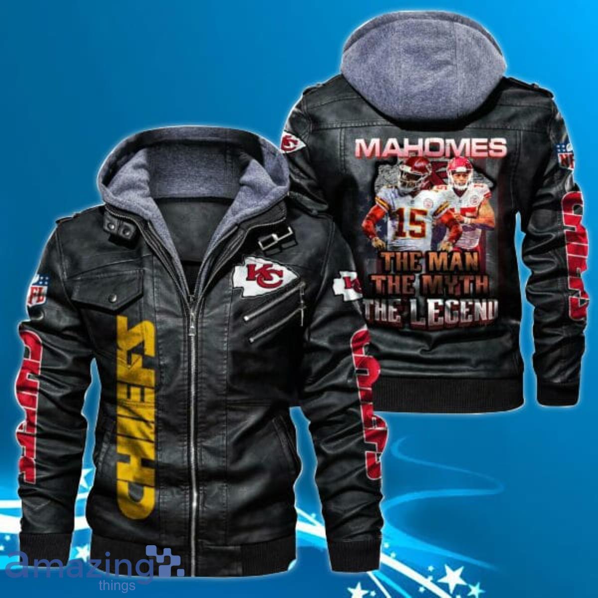 Kansas City Chiefs NFL Leather Jacket Best Gift Product Photo 1