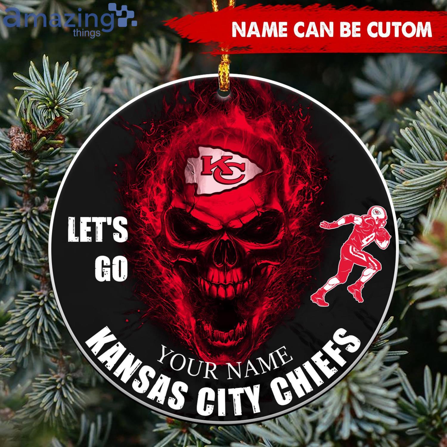 Kansas City Chiefs 3d Cap Skull Nfl Custom Name in 2023