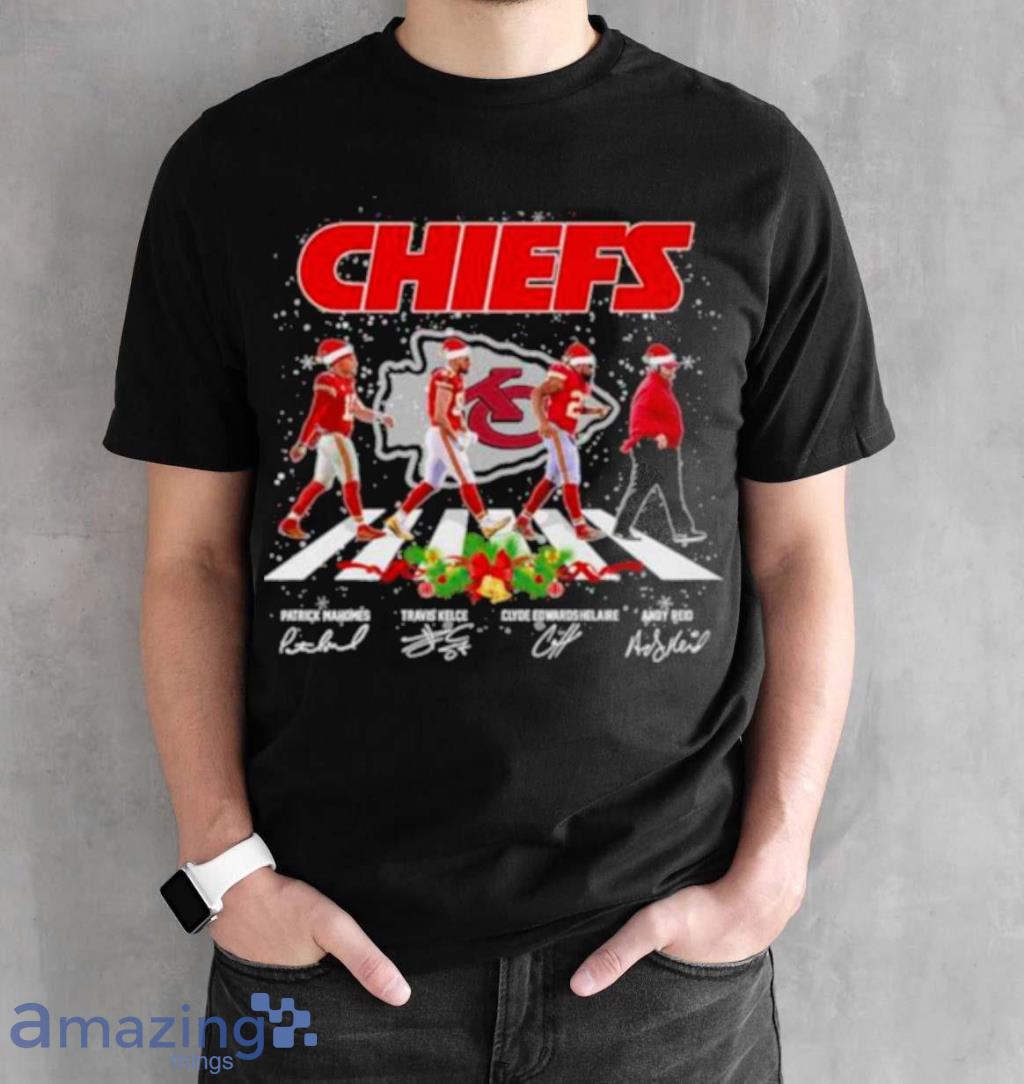 The Chiefs Abbey Road Patrick Mahomes Travis Kelce signatures shirt,  hoodie, sweater, long sleeve and tank top