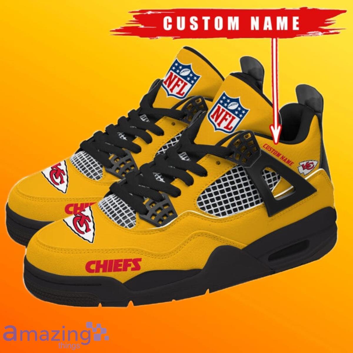 Kansas City Chiefs NFL Personalized Air Jordan 13 Sport Shoes