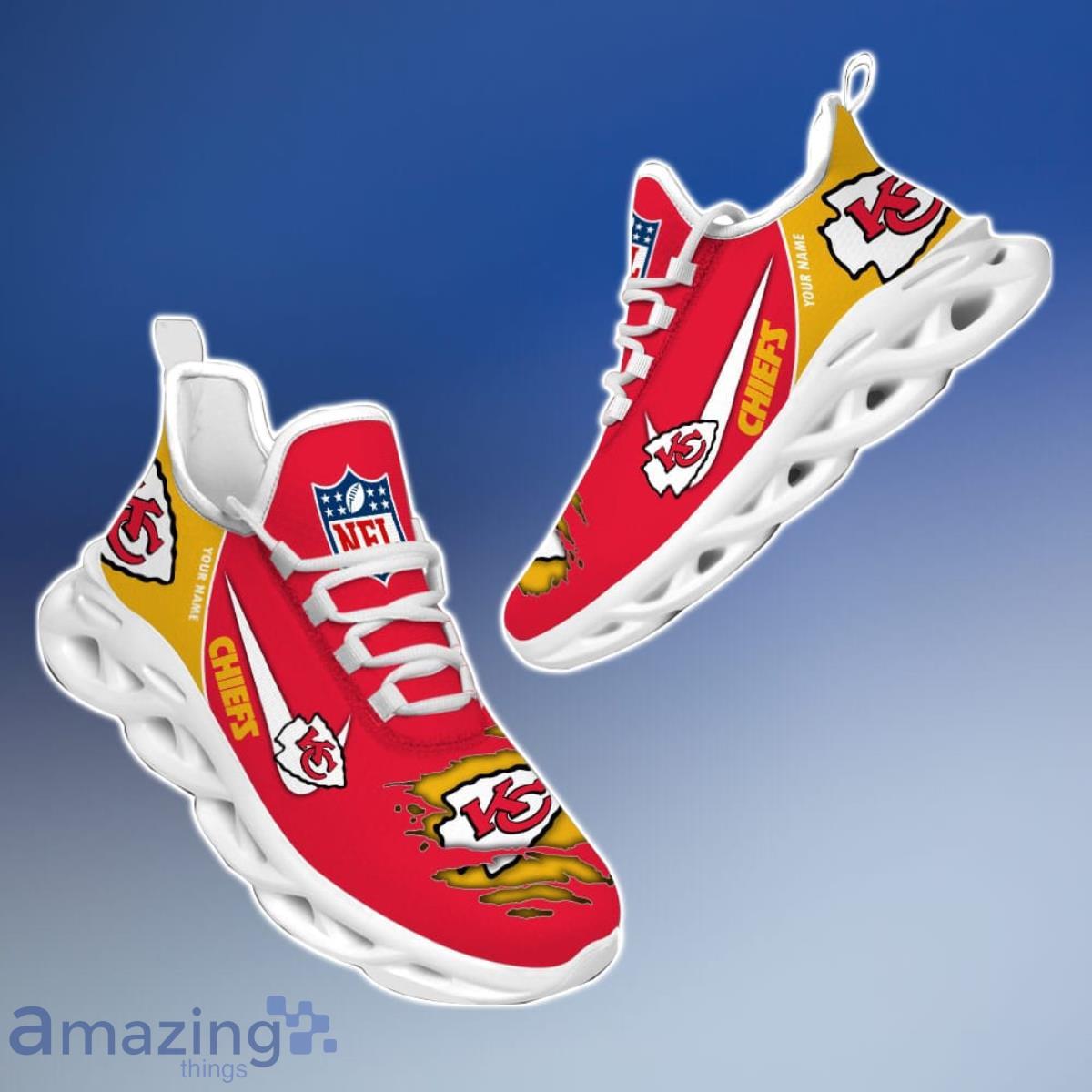 Kansas City Chiefs Personalized New Premium Luxury NFL Max Soul Shoes Unique  Gift For Fans