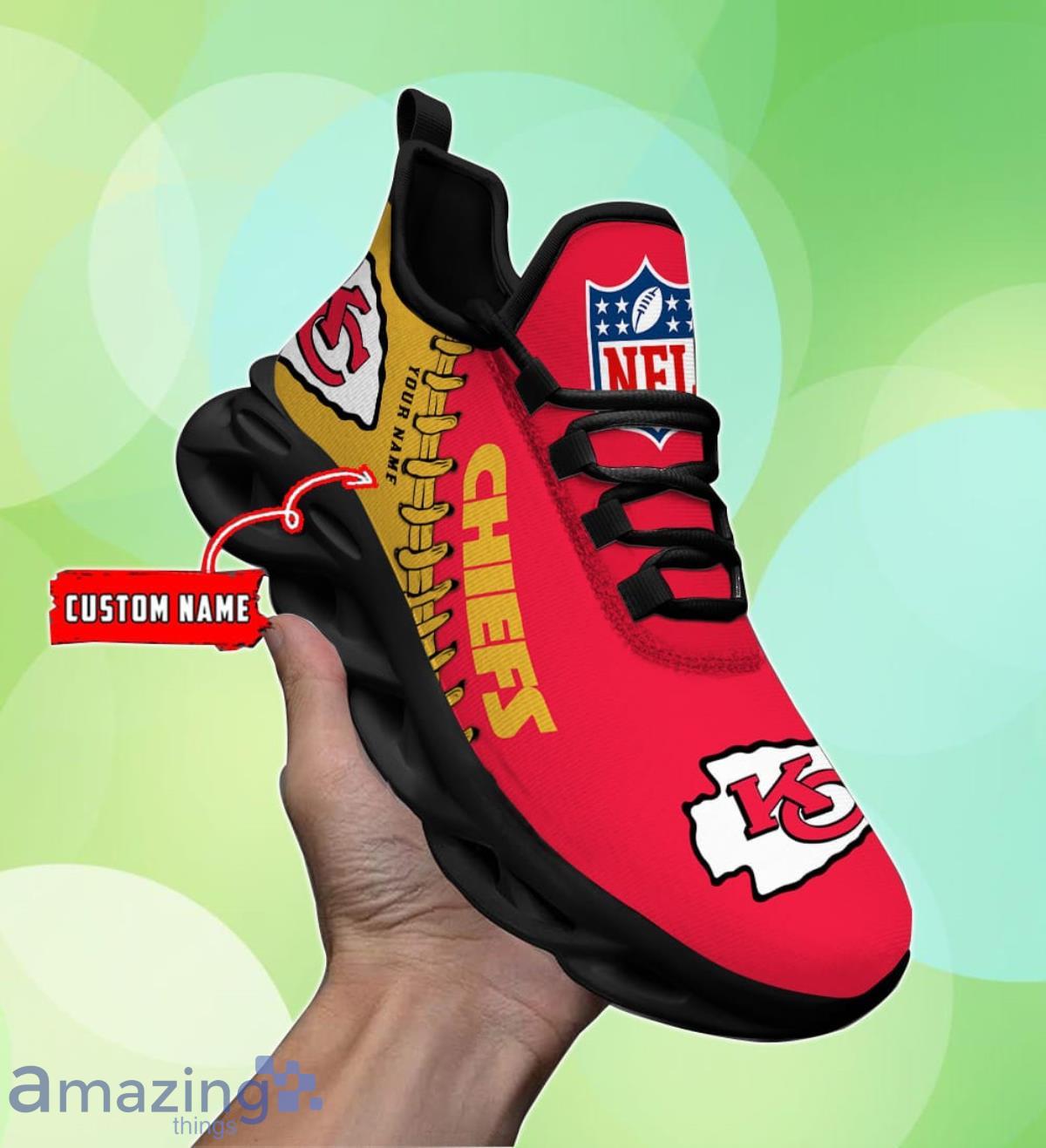 Kansas City Chiefs Custom Name Max Soul Shoes Special Gift For Men