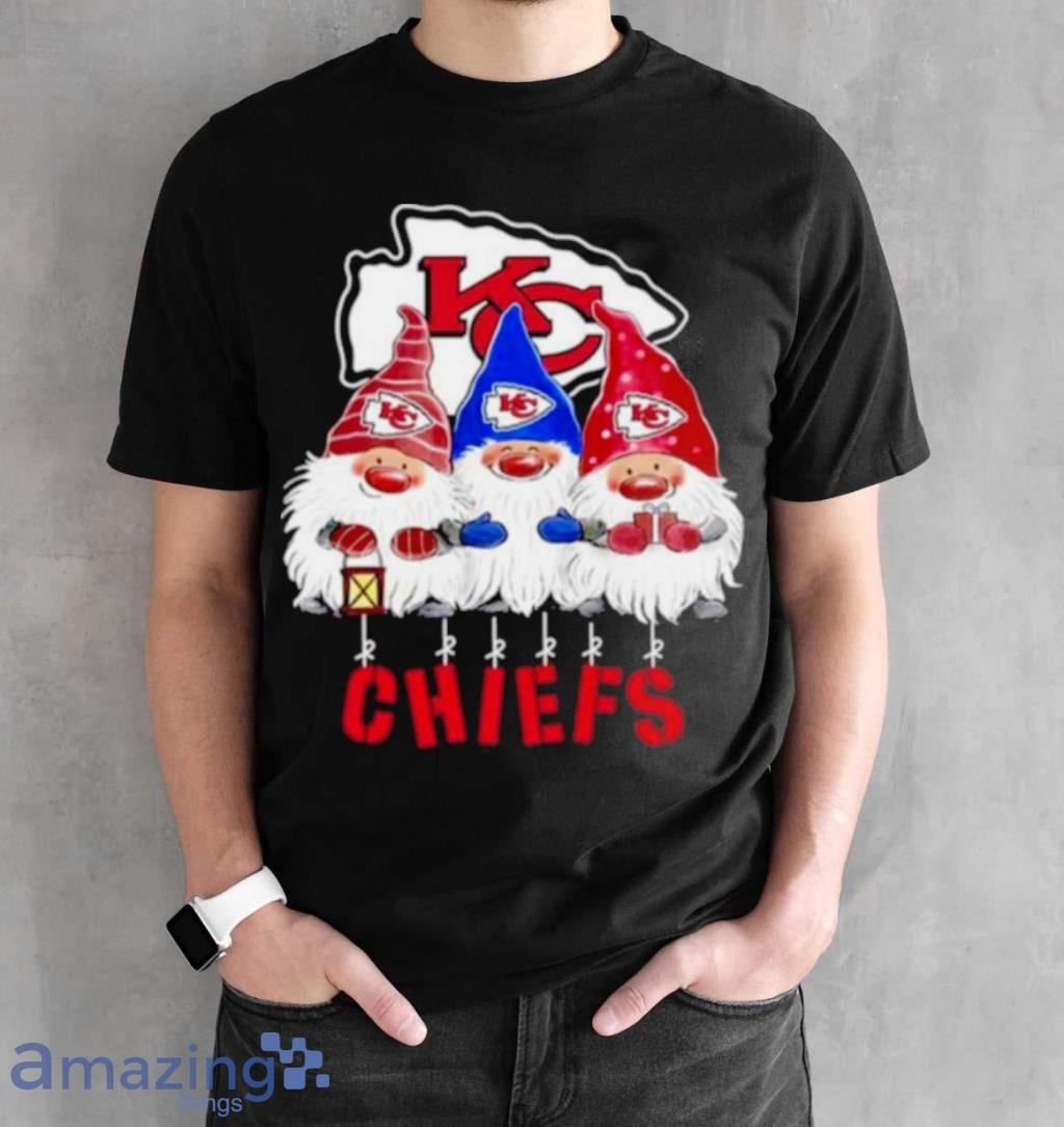 Happy Merry Christmas the Gnomes Kansas City Chiefs logo shirt, hoodie,  sweater, long sleeve and tank top