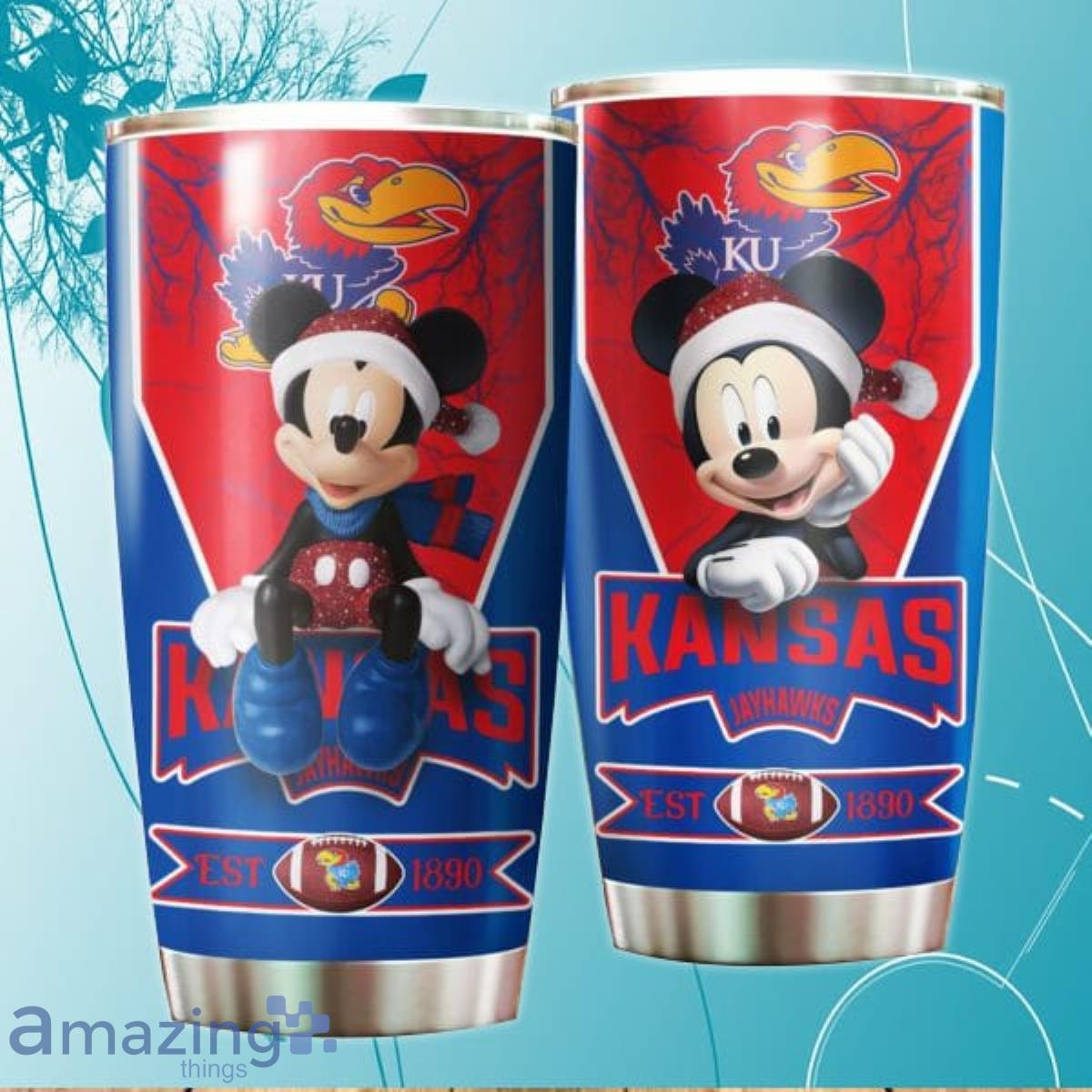 Mickey mouse kansas city chiefs all over printed tumbler