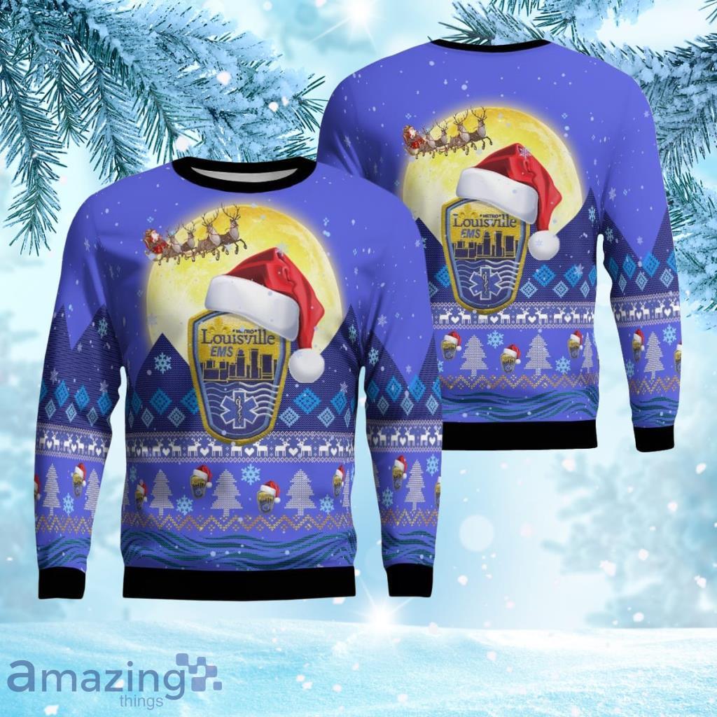 Kentucky Louisville Metro Ems Christmas Aop Ugly Sweater 3D Gift