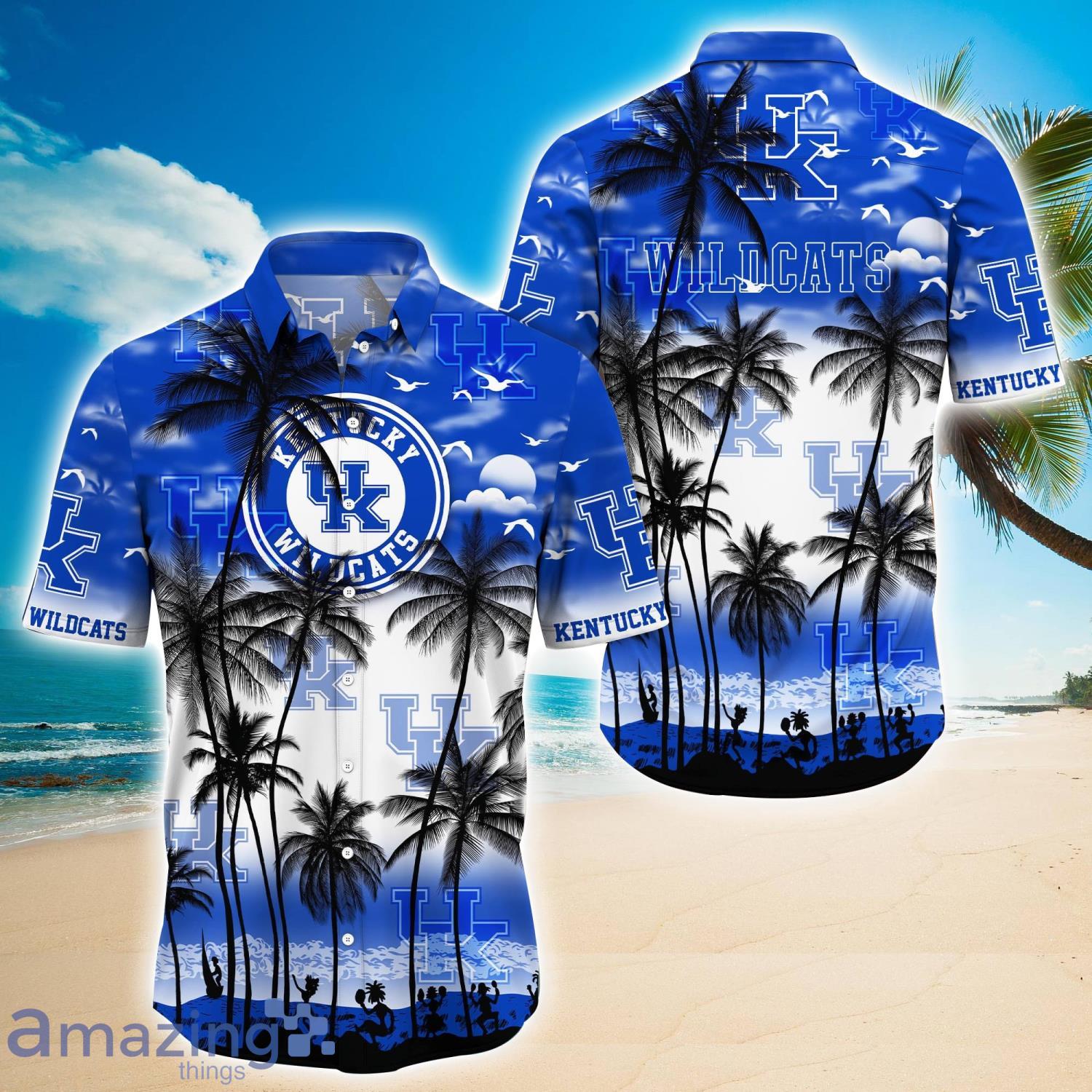 Kentucky Wildcats 2023 Trending Aloha Hawaiian Shirt Summer Gift For Beach Lover Product Photo 1