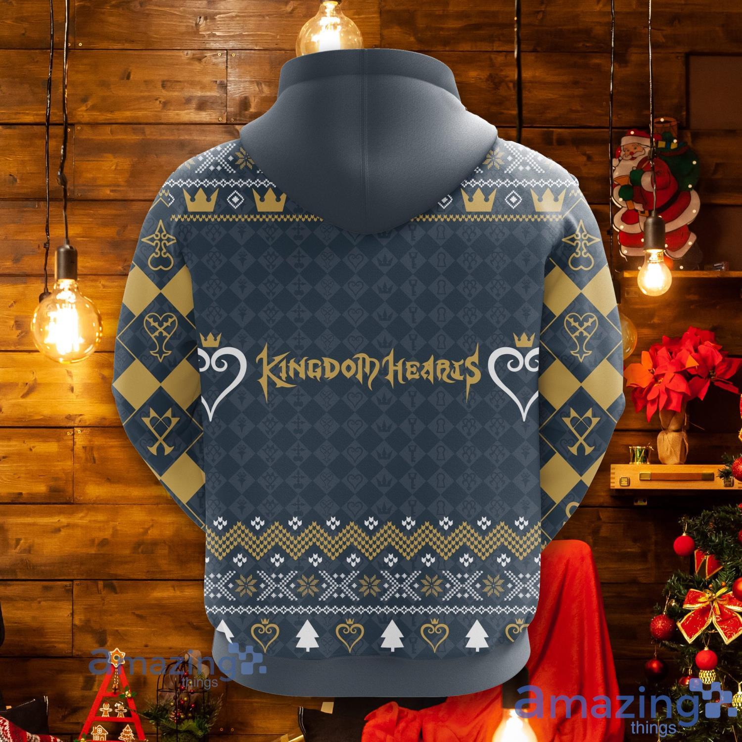Kingdom Heart Christmas Cute Noel Mc 3D Hoodie Men And Women Christmas Gift image Kingdom Heart Christmas Cute Noel Mc 3D Hoodie Men And Women Christmas Gift Product Photo 2