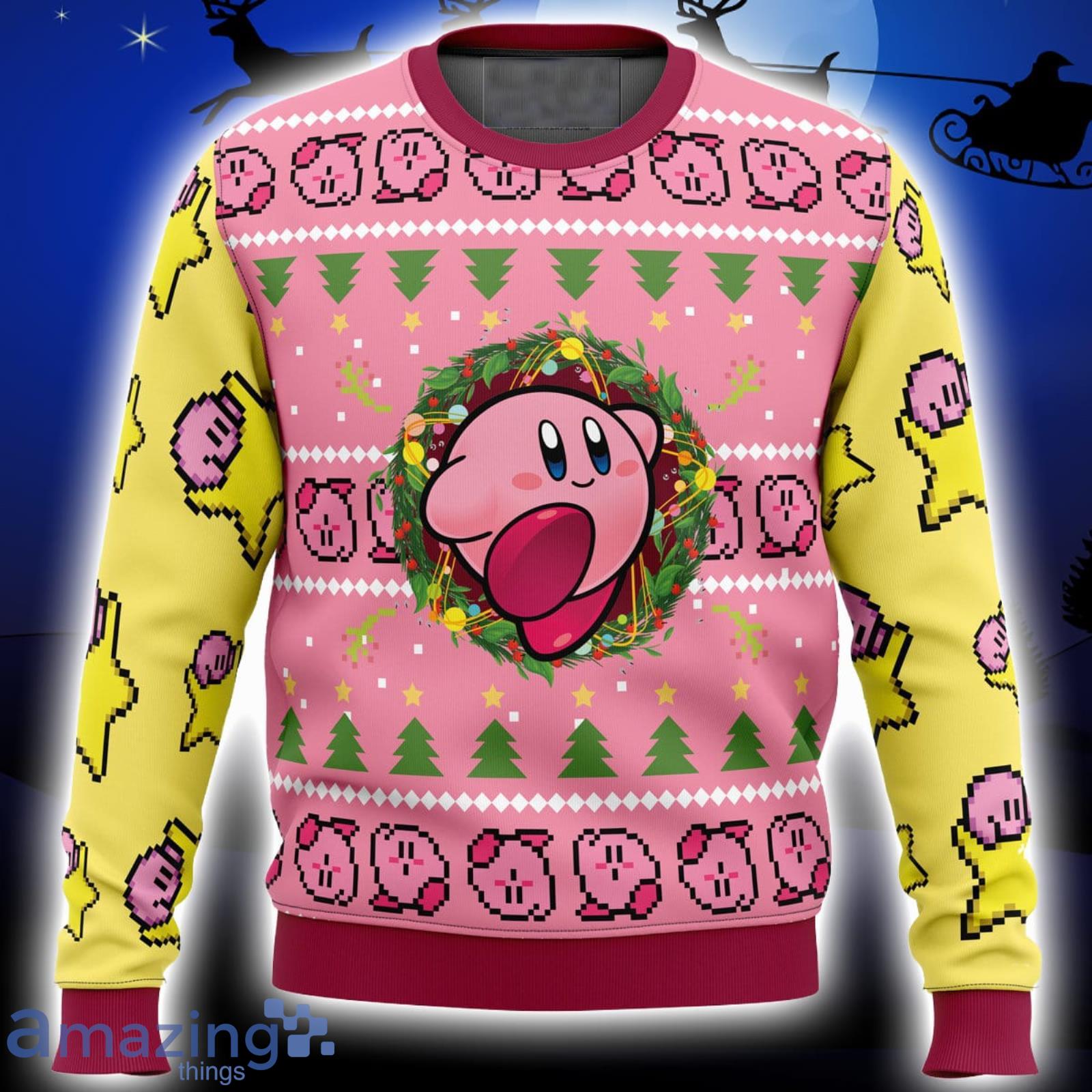 Kirby Xmas Ugly Christmas Sweater Christmas Gift For Men And Women Product Photo 1