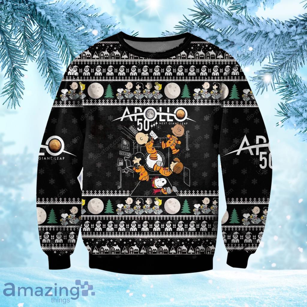 Knitting Pattern Apolo Ugly Christmas Sweater 3D Gift For Men And Women 3D Gift For Men And Women Product Photo 1