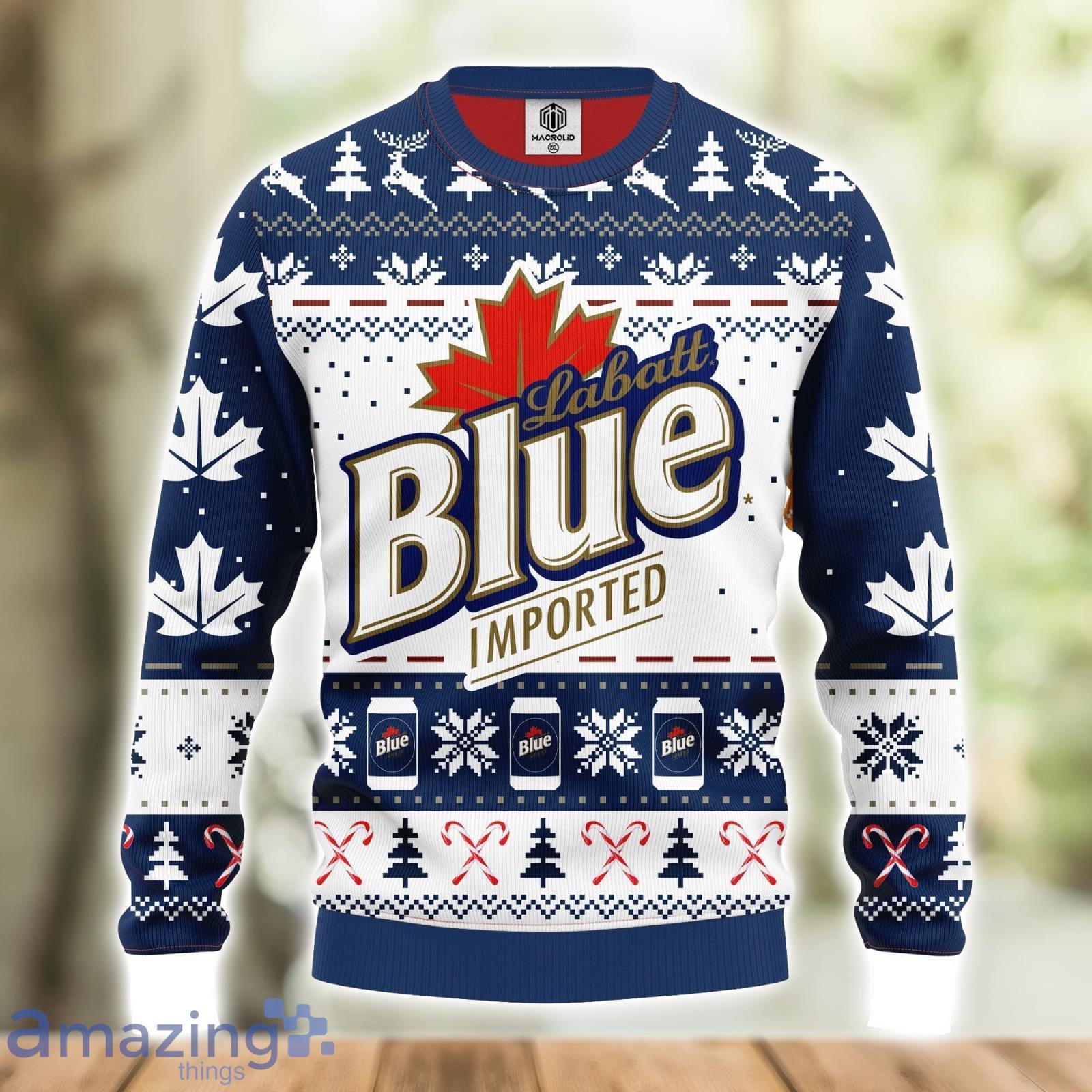 Labatt Blue Ugly Christmas Sweater Amazing Gift Men And Women Christmas Gift Product Photo 1 Labatt Blue Ugly Christmas Sweater Amazing Gift Men And Women Christmas Gift Product Photo 1