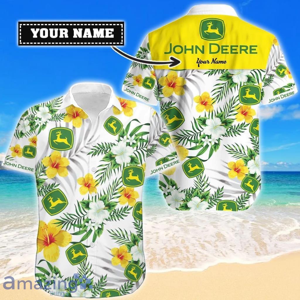 Larvasy John Deer Custom name tropical Hawaiian Shirt For Summe Trending Summer Gift For Men And Women Product Photo 1