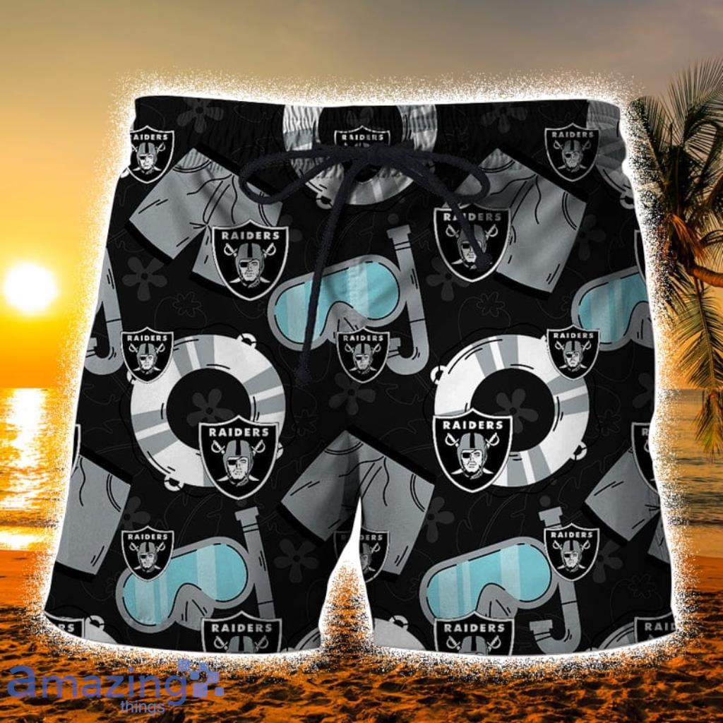 Las Vegas Raiders Cool Summer Hawaiian Shorts Gift For Fans