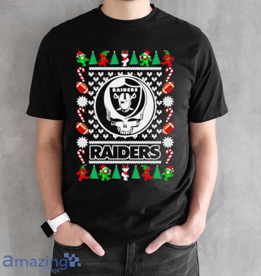 Las Vegas Raiders Grateful Dead Ugly Christmas Sweater Shirt, hoodie,  sweater, long sleeve and tank top