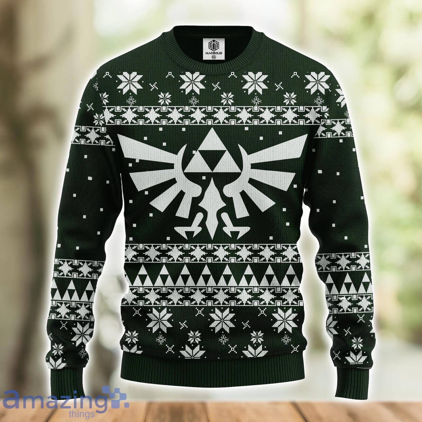 Legend Of Zelda Green Ugly Christmas Sweater Amazing Gift Men And Women Christmas Gift Product Photo 1 Legend Of Zelda Green Ugly Christmas Sweater Amazing Gift Men And Women Christmas Gift Product Photo 1