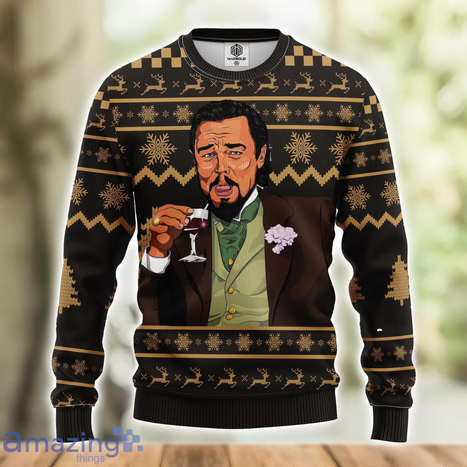 Leo Meme Funny Amazing Gift Ugly Christmas 3D Sweater Christmas