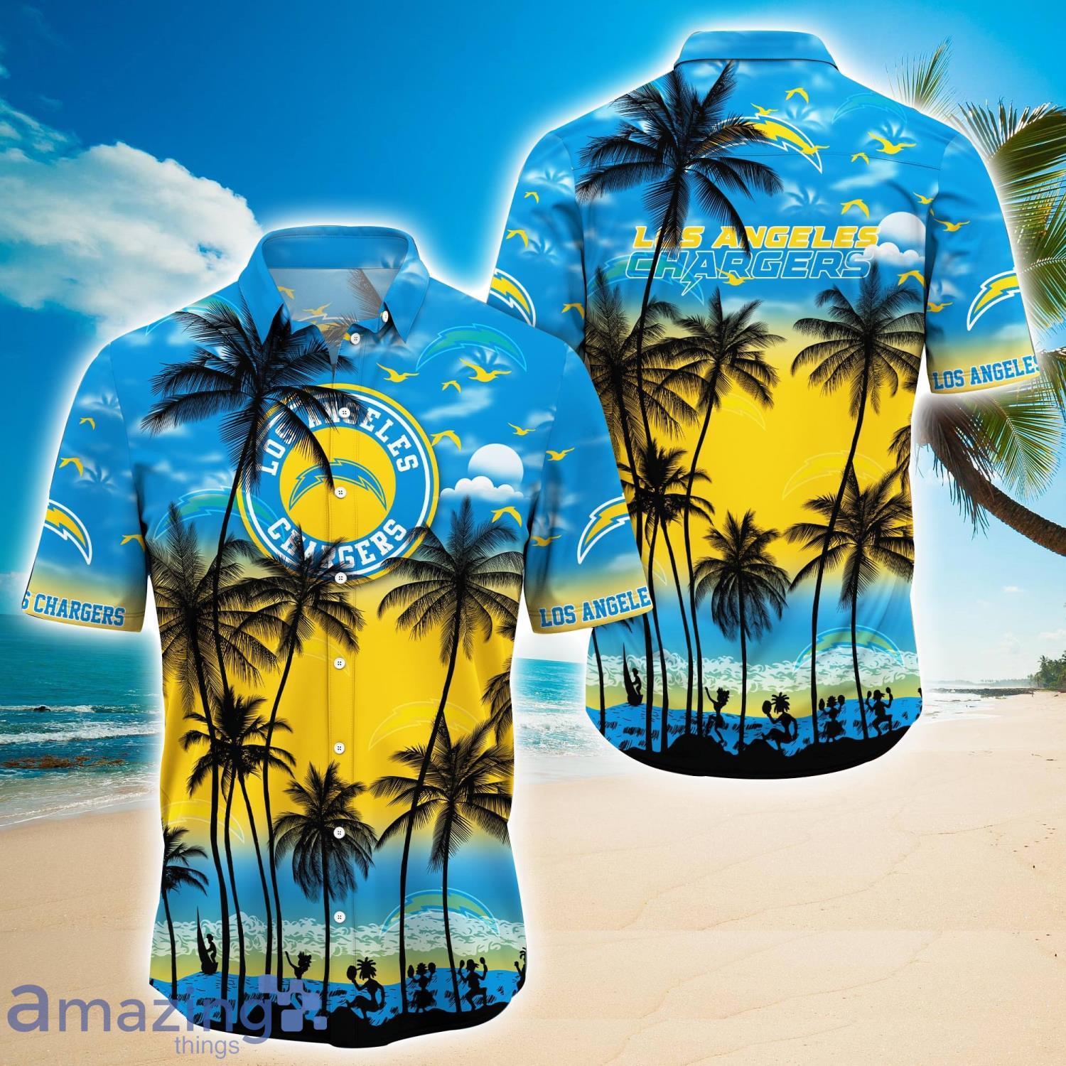 TRENDING] Los Angeles Chargers NFL Hawaiian Shirt, Retro Vintage Summer