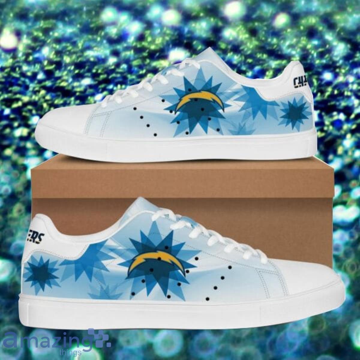 Los Angeles Chargers NFL Low Top Skate Shoes Unique Gift Product Photo 1 Los Angeles Chargers NFL Low Top Skate Shoes Unique Gift Product Photo 1