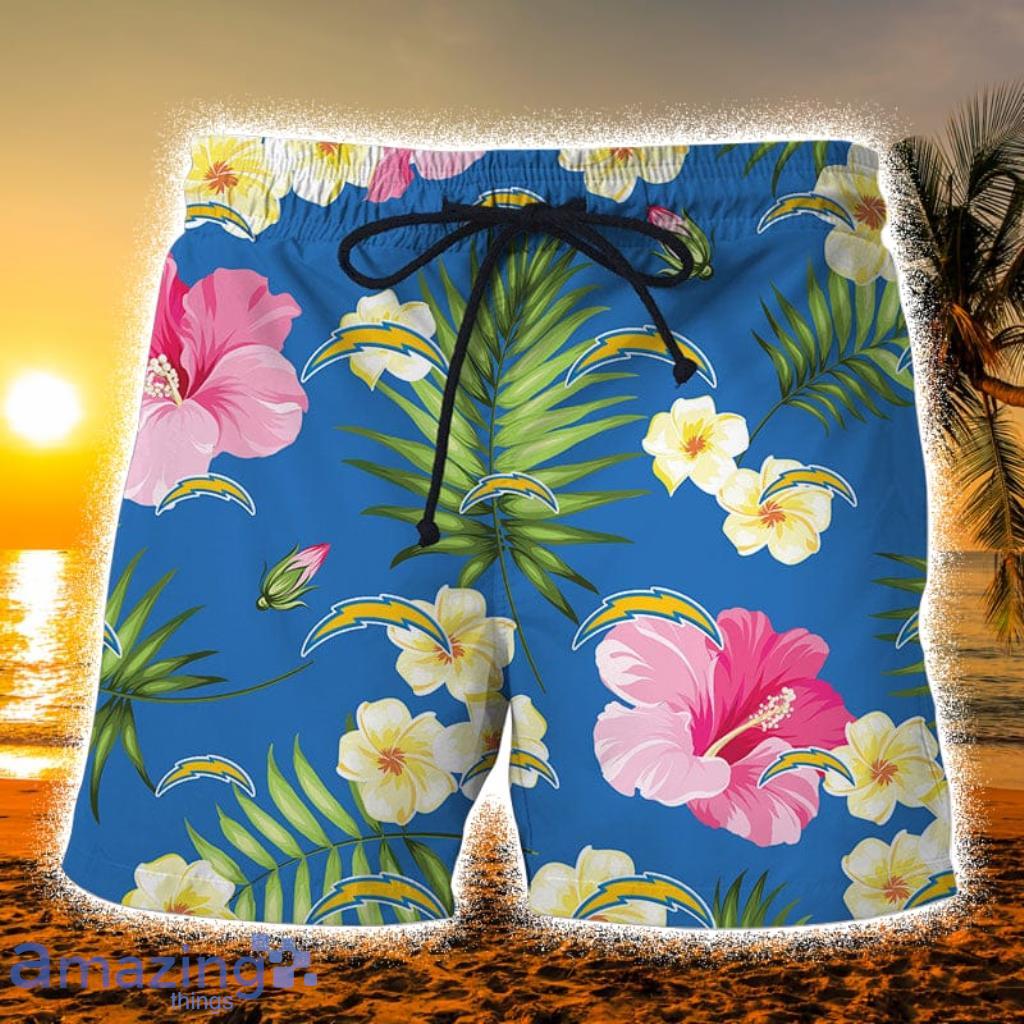 Los Angeles Chargers NFL Flower All Over Print Unisex Hawaiian