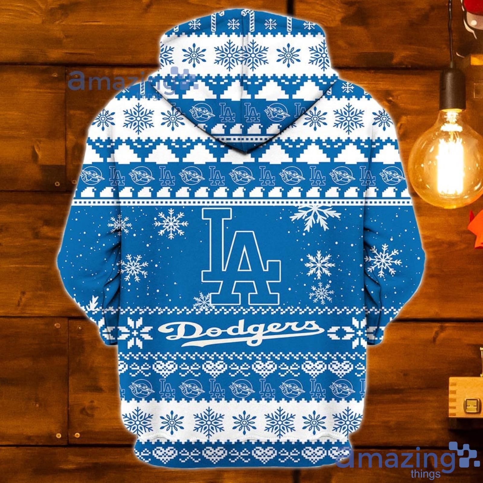 Los Angeles Dodgers Baby Yoda Star Wars Lover 3D Hoodie Christmas