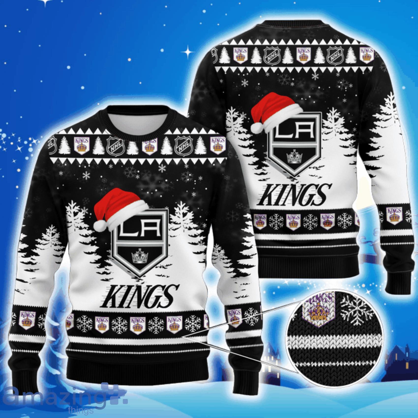 Vegas Golden Knights Nhl Ice Hockey Christmas Santa Hat AOP Print 3D Ugly  Sweater