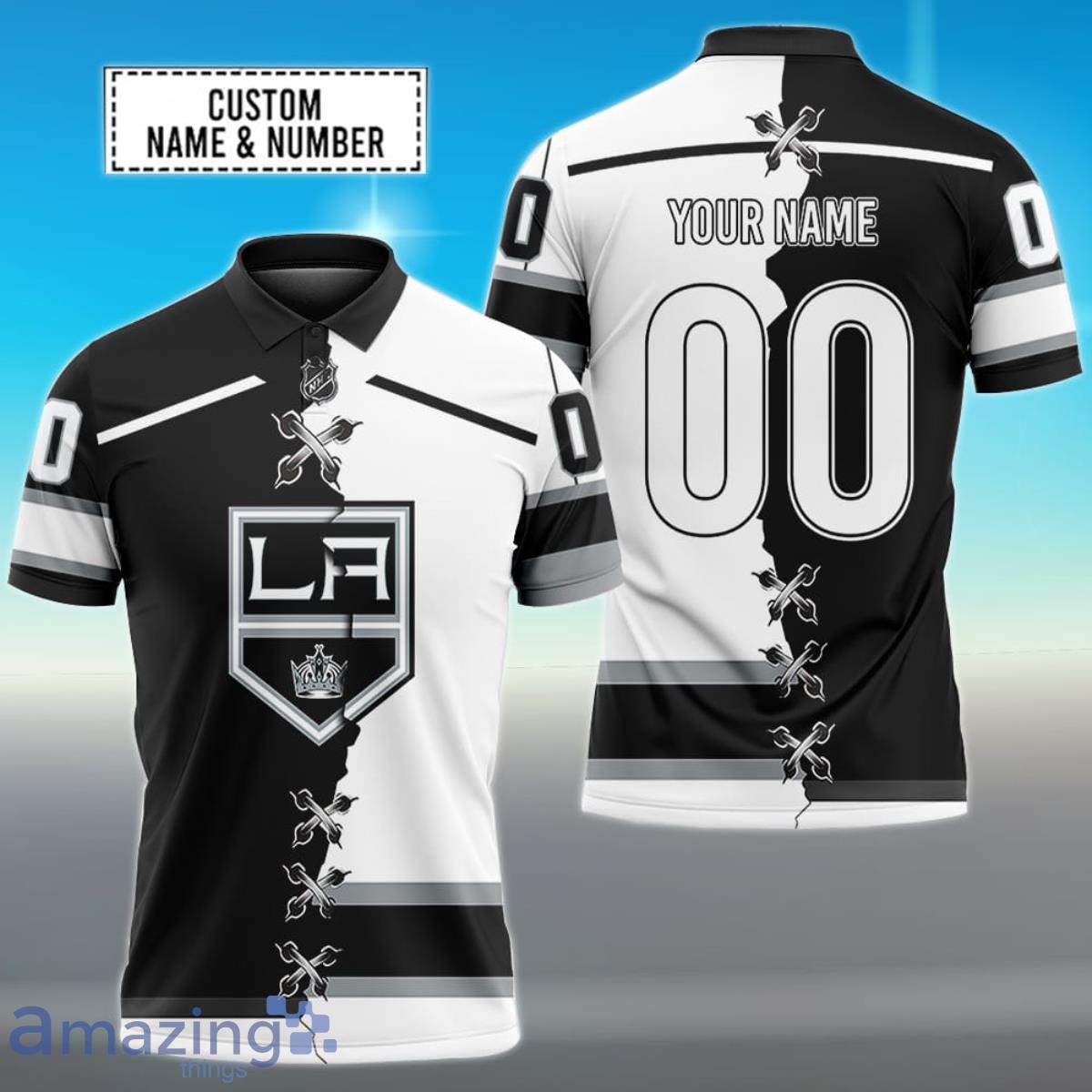 Personalized Los Angeles Kings grey NHL custom Hockey Jersey - LIMITED  EDITION