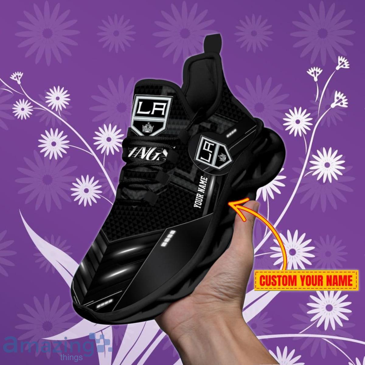 Los Angeles Kings Personalized NHL Sport Black Max Soul Shoes Style Gift For Fans Product Photo 1