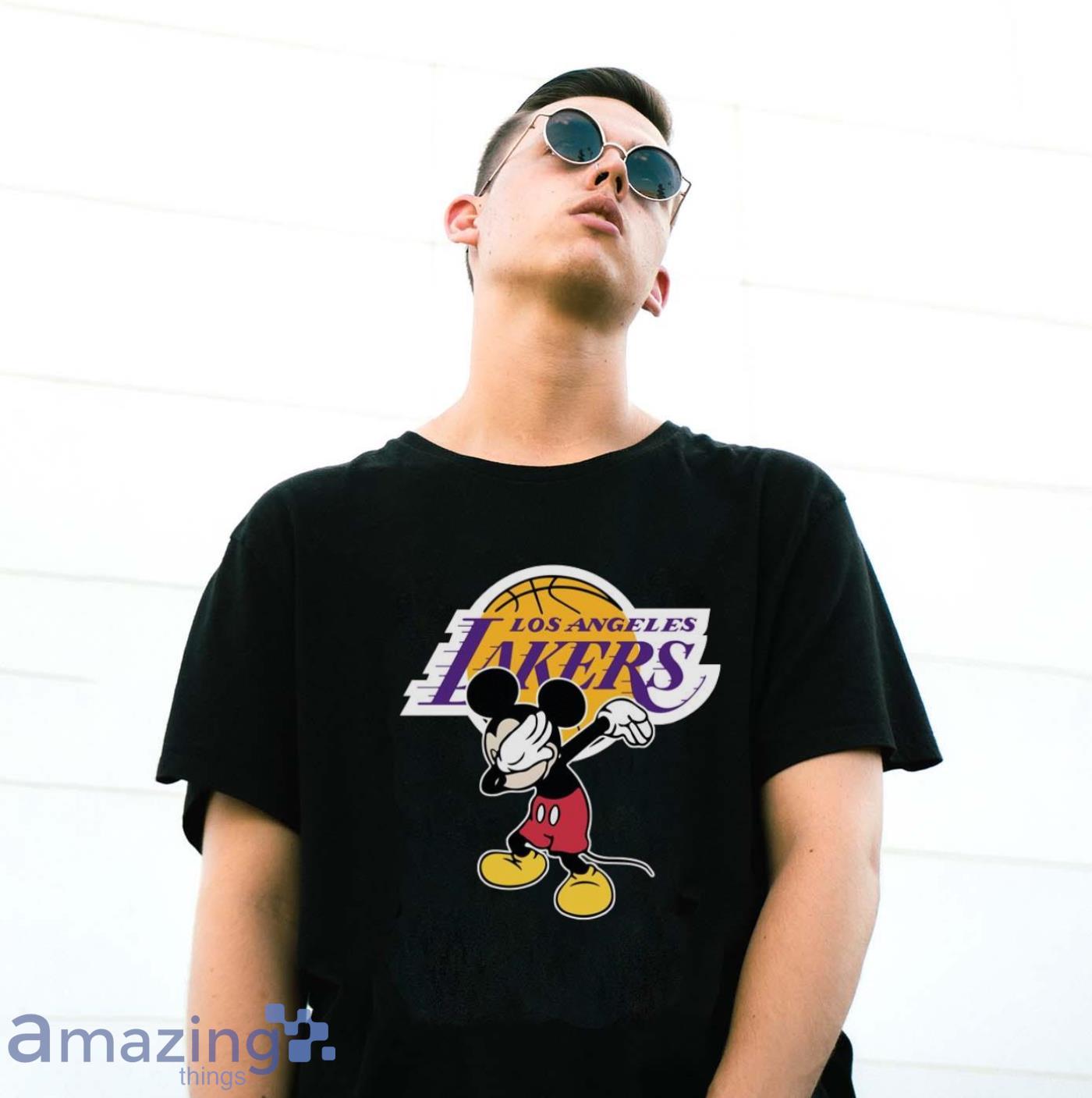 Los Angeles Lakers NBA Basketball Dabbing Mickey Disney Sports T