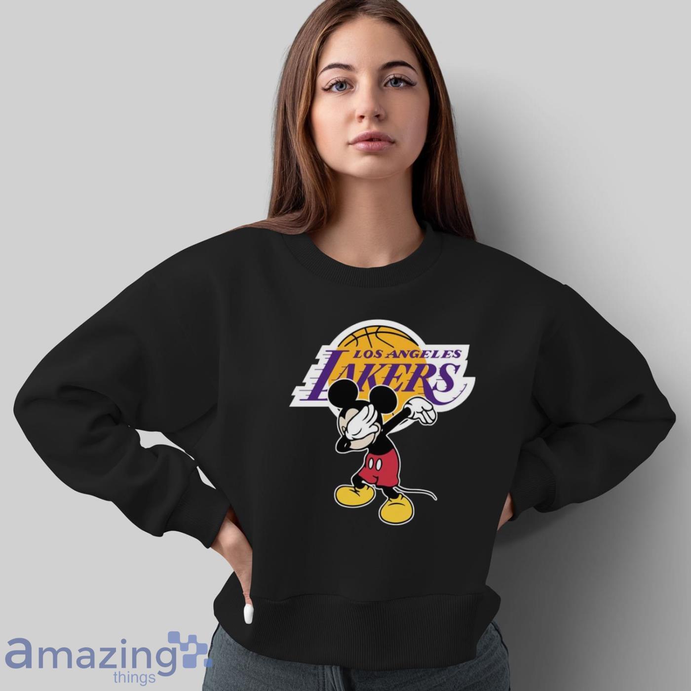 Los Angeles Lakers NBA Basketball Dabbing Mickey Disney Sports T