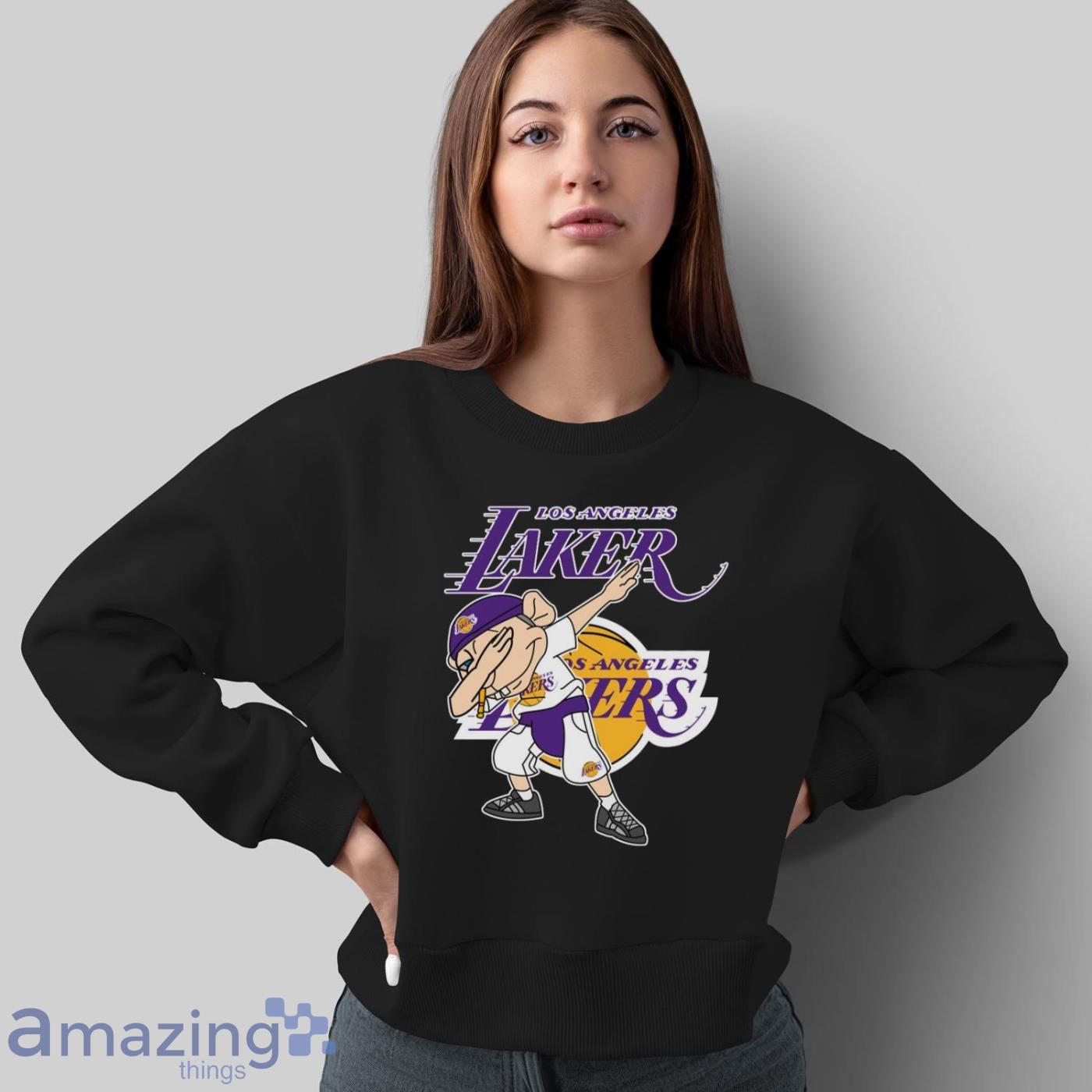 Los Angeles Lakers NBA Basketball Jeffy Dabbing Sports T Shirt For Men And Women image Los Angeles Lakers NBA Basketball Jeffy Dabbing Sports T Shirt For Men And Women - Sweatshirt