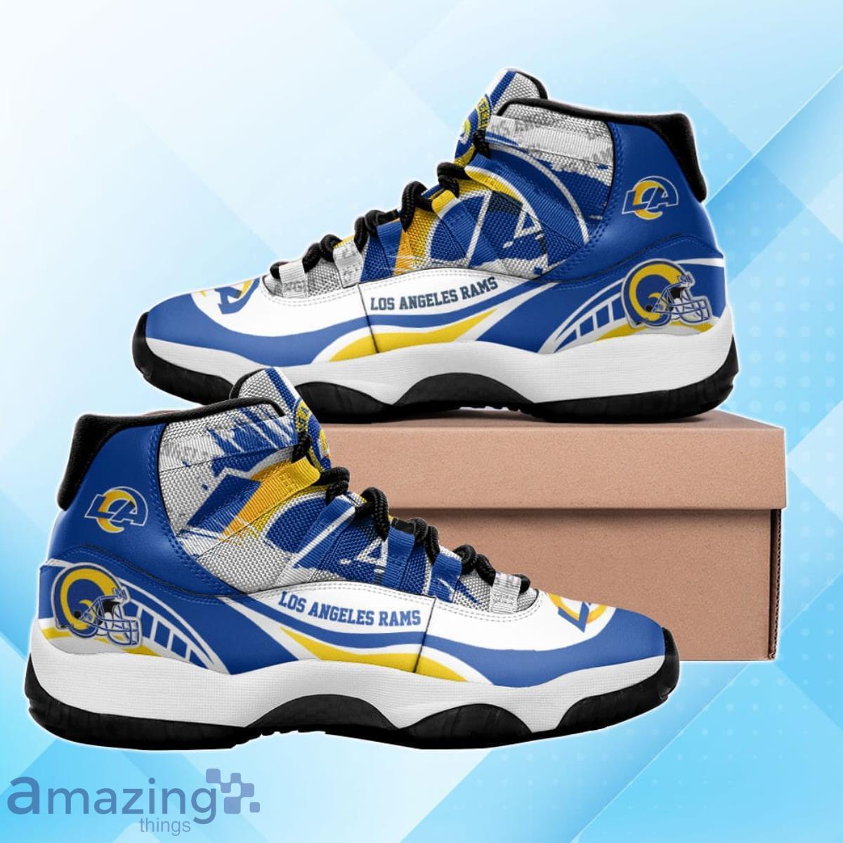 Los Angeles Rams Logo Air Jordan 11 Sneakers Shoes