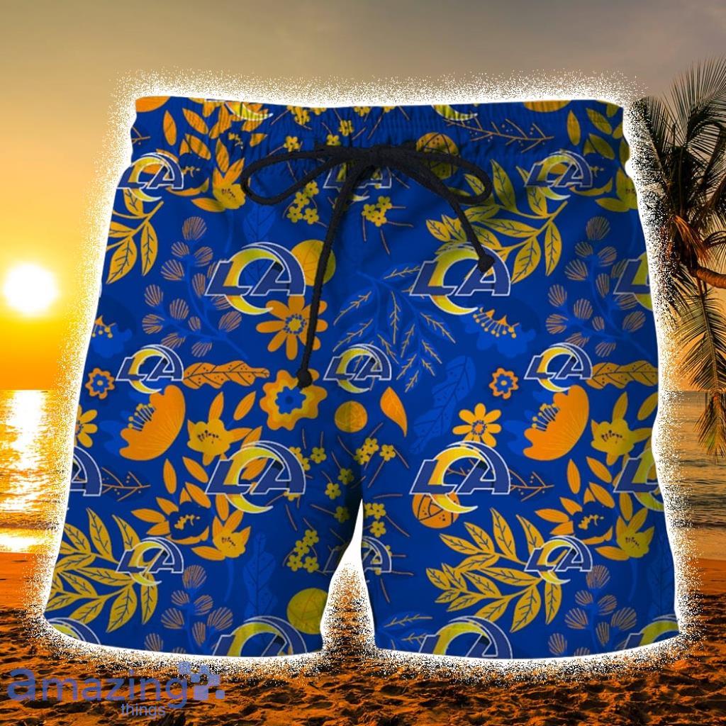 Los Angeles Rams Aloha Hawaiian Shorts Gift For Fans