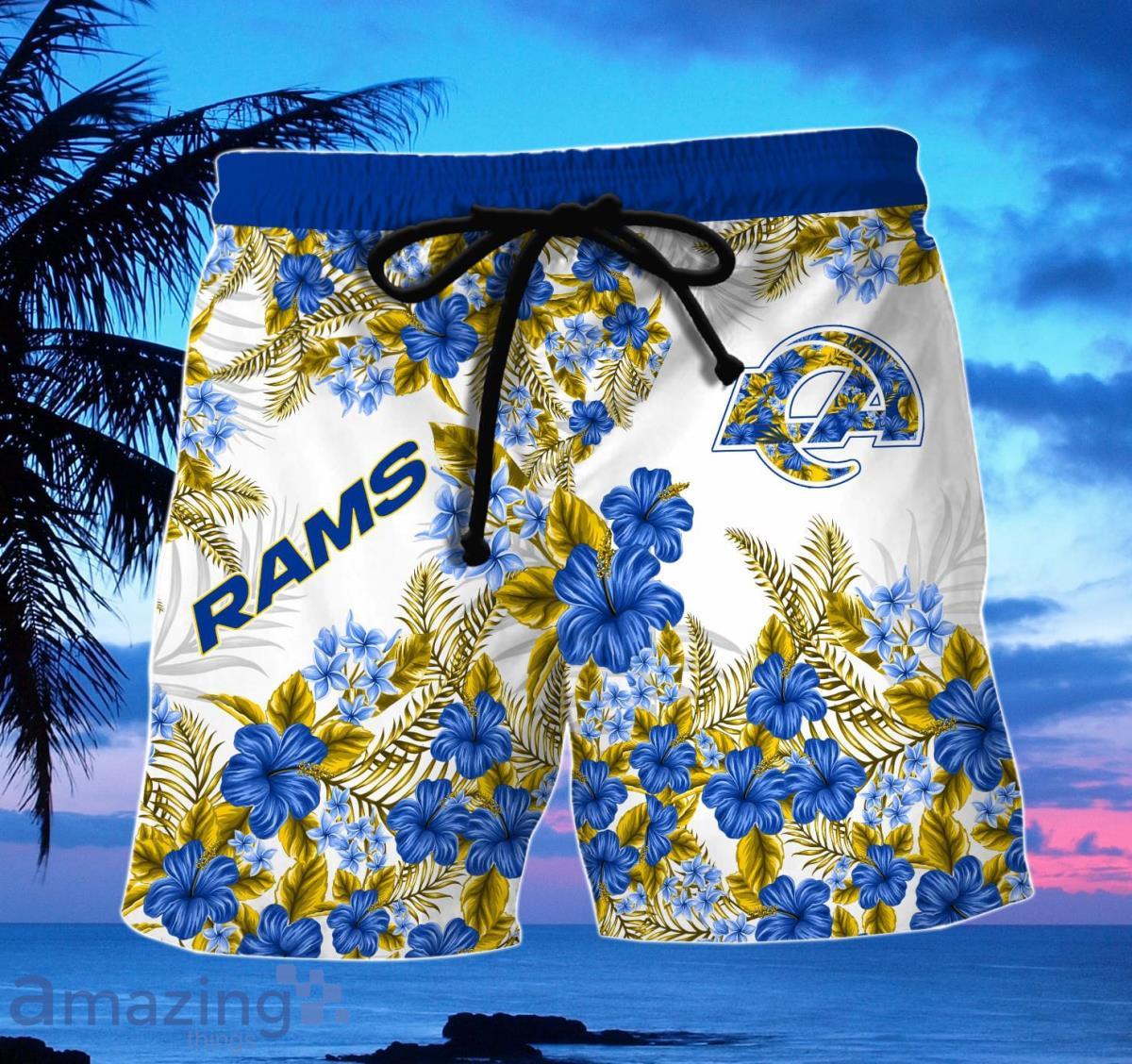 Los Angeles Rams 3D Personalized Hawaii Shirt And Shorts Gift For Men And  Women