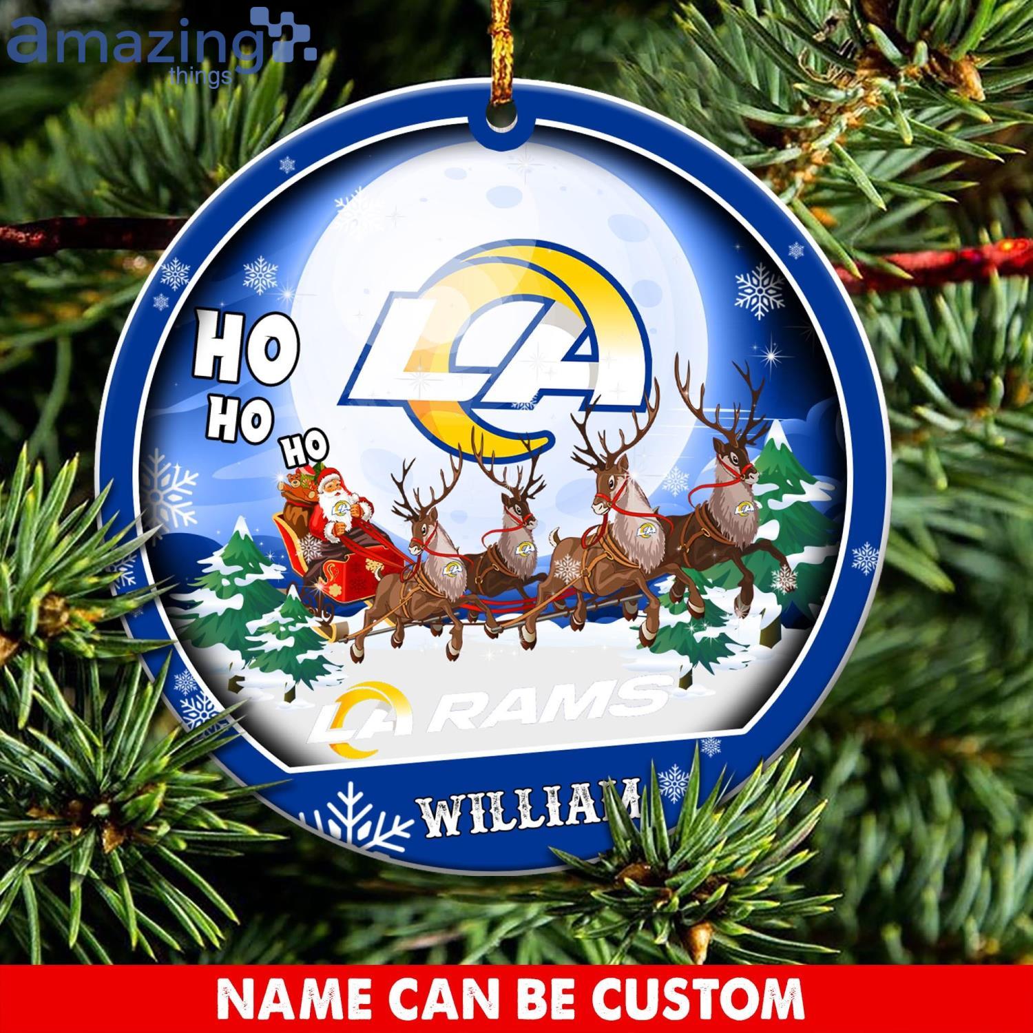 Los Angeles Rams 3D Logo Series Ornament