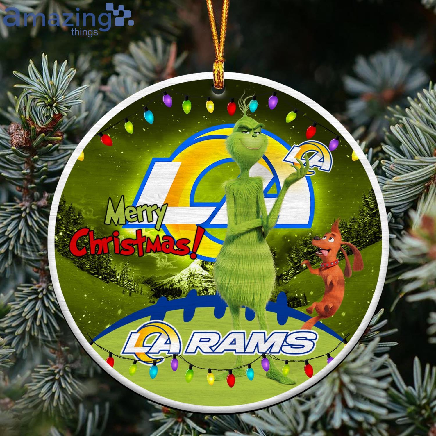 Los Angeles Rams Christmas Tree Holiday Ornament nfl football