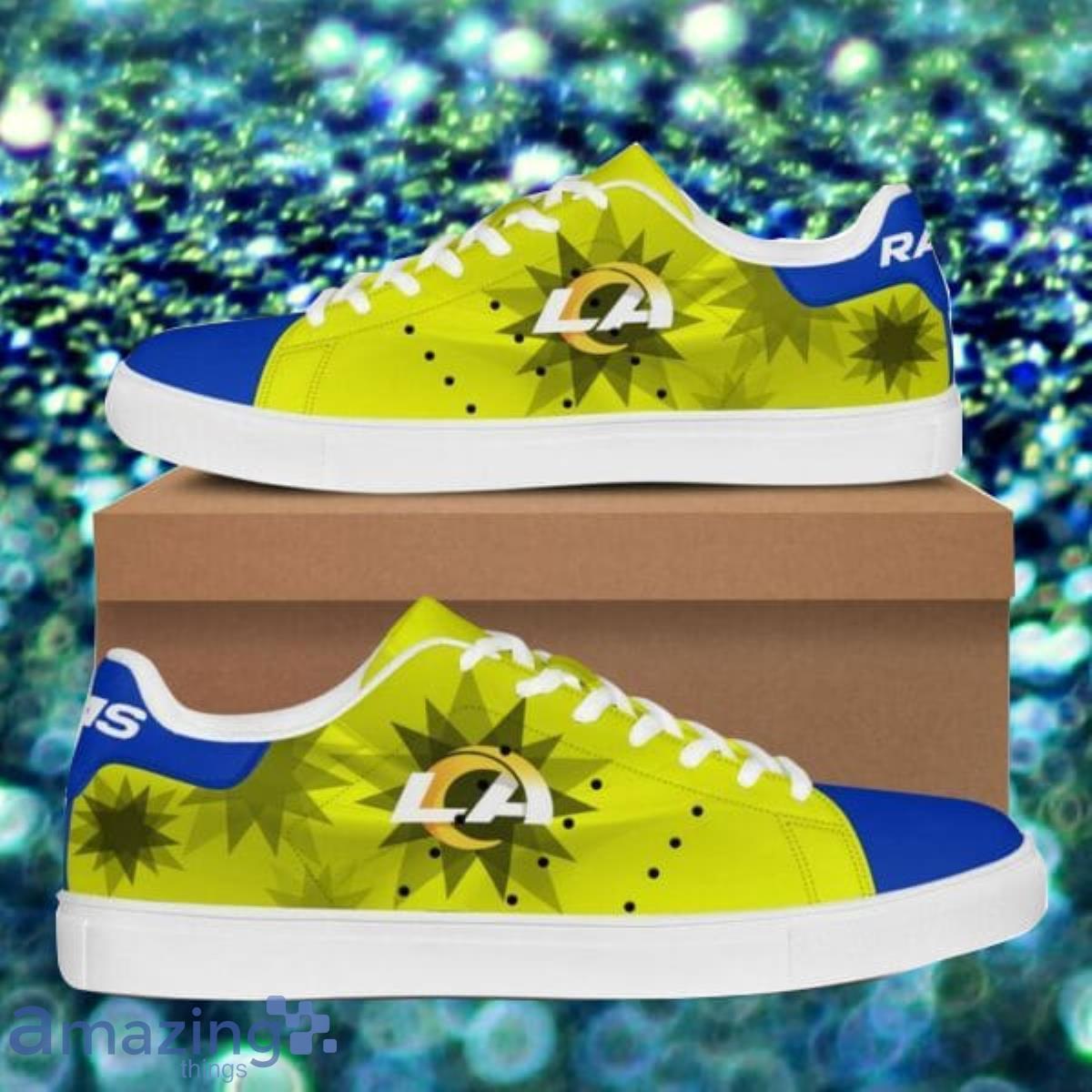 Los Angeles Rams NFL Low Top Skate Shoes Men And Women Product Photo 1 Los Angeles Rams NFL Low Top Skate Shoes Men And Women Product Photo 1