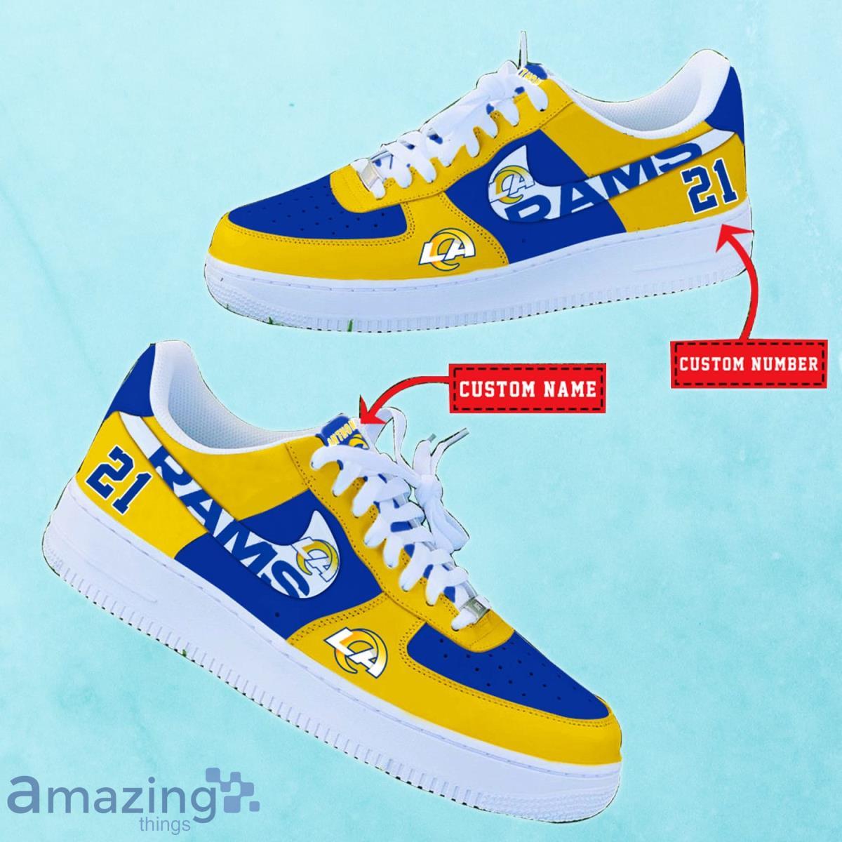 Los Angeles Rams NFL Personalized Premium Air Force Shoes Special Gift For Fans Product Photo 1