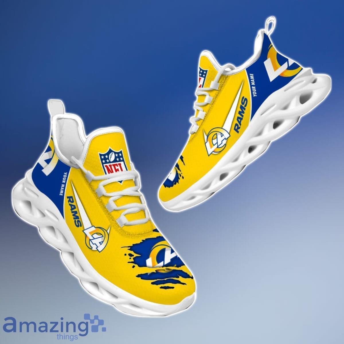 SALE] Los Angeles Rams NFL Personalized Max Soul Shoes - Luxury & Sports  Store in 2023