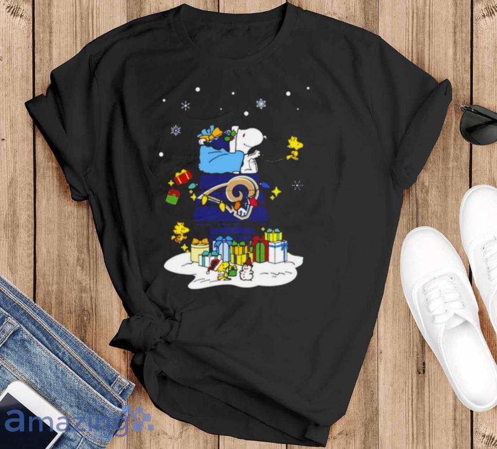 Snoopy Los Angeles Rams Christmas Shirt