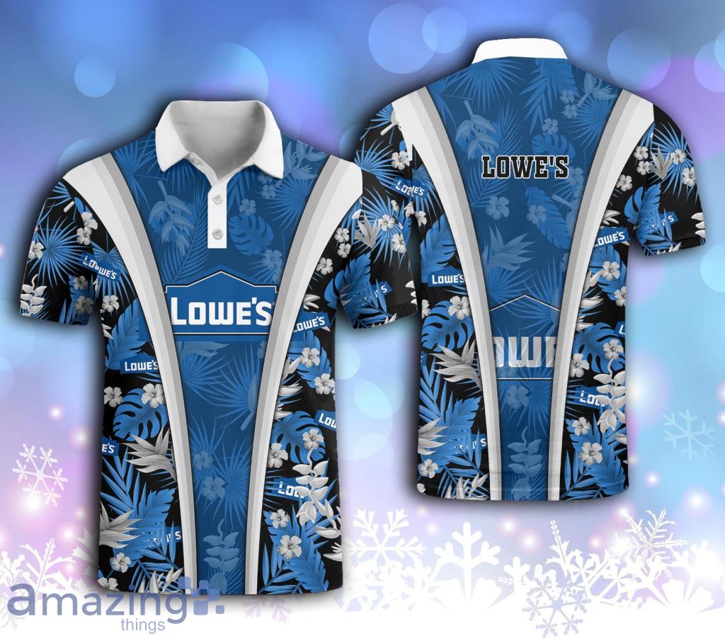 Lowe's Logo Floral Pattern Polo Shirt Gift For Men And Women Product Photo 1