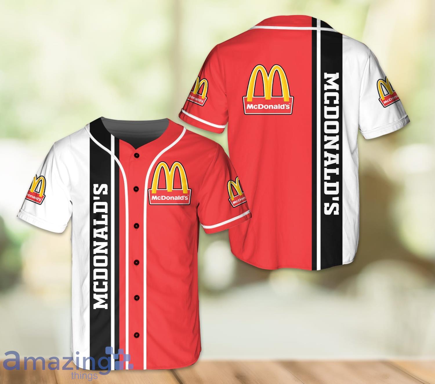 Mcdonald's Baseball Jersey Shirt Special Sport Gift Product Photo 1
