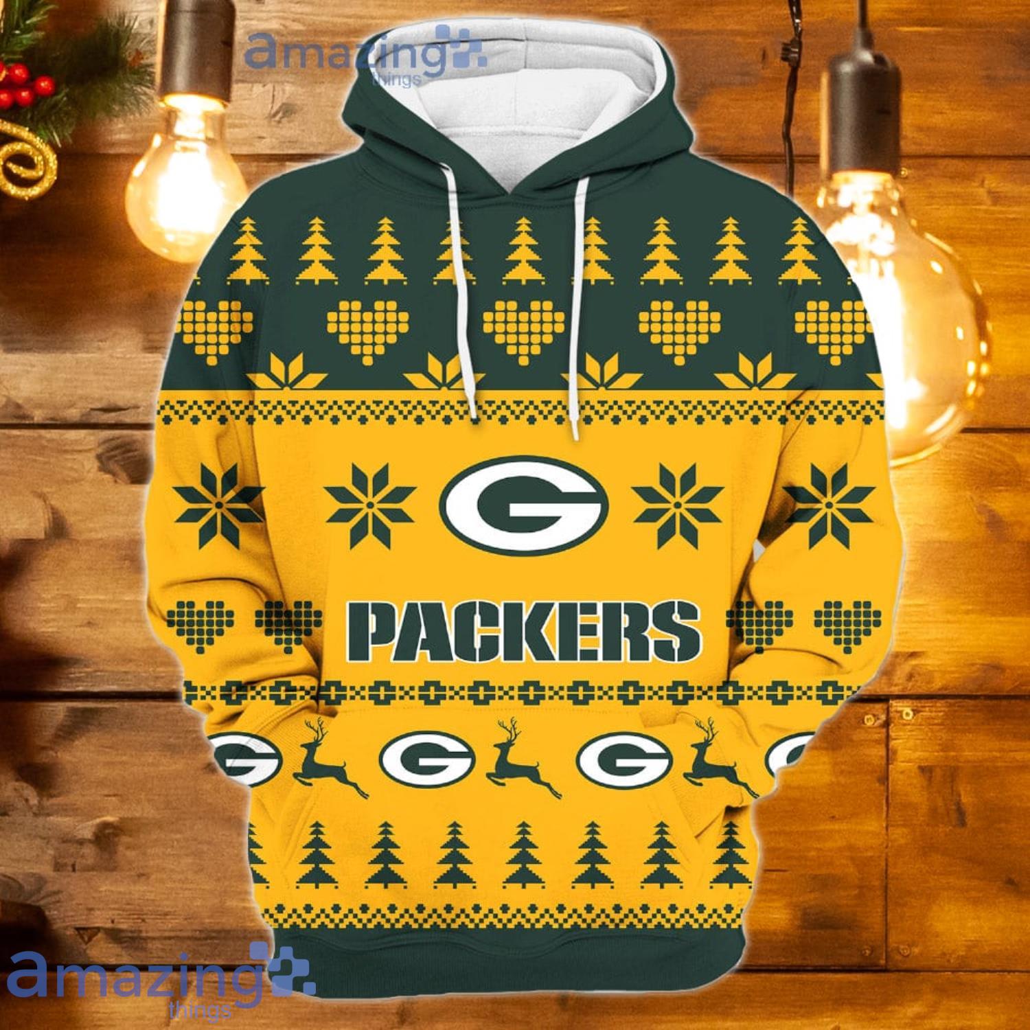 Merry Christmas Season 2023 Green Bay Packers 3D Hoodie Christmas Gift For  Men And Women