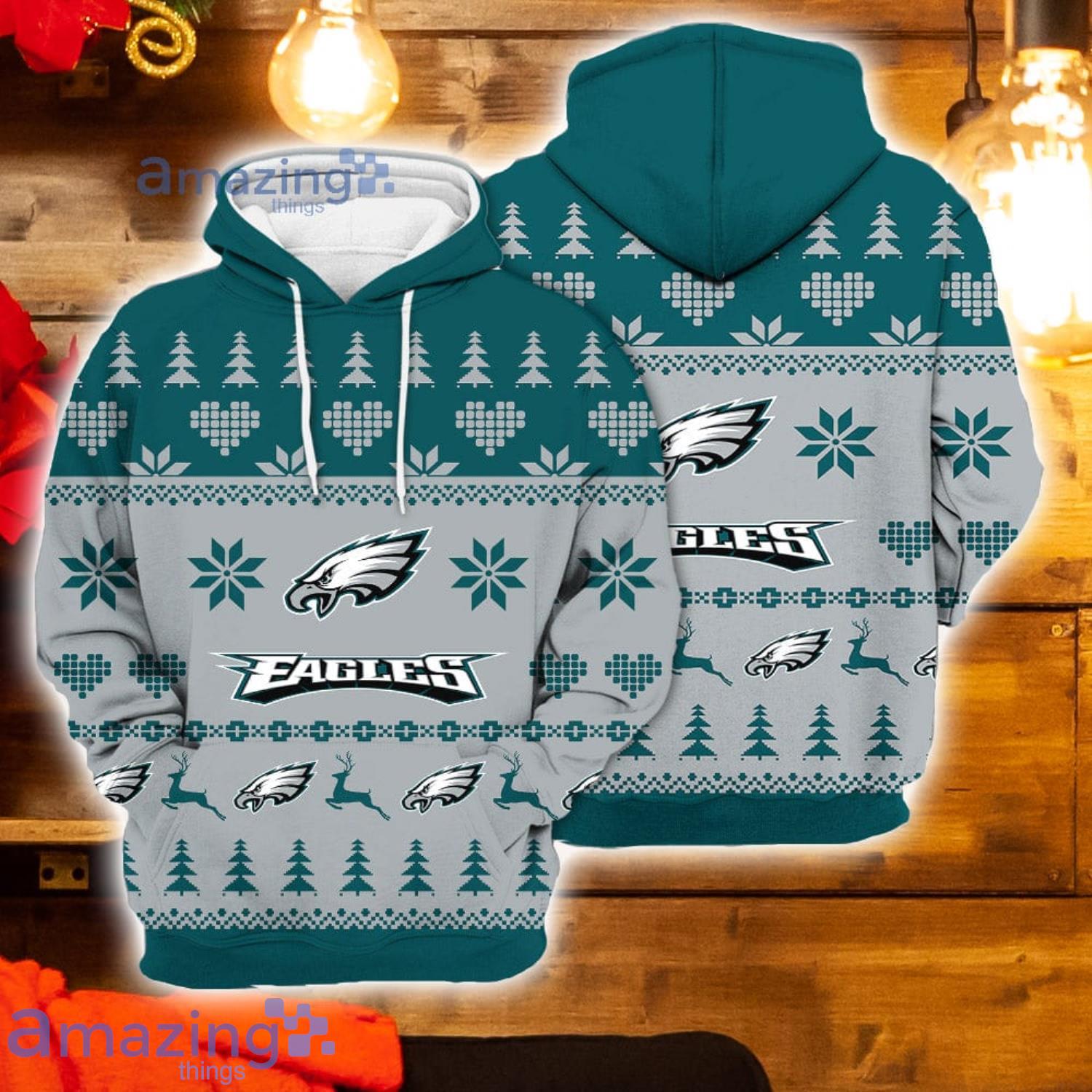 Merry Christmas Season 2023 Philadelphia Eagles 3D Hoodie