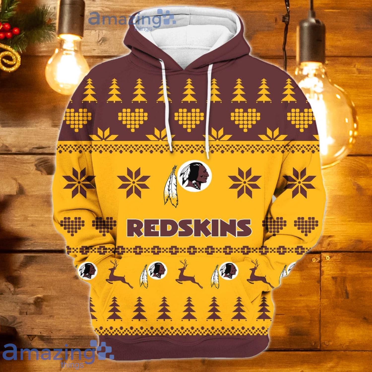 Merry Christmas Season 2023 Washington Redskins 3D Hoodie