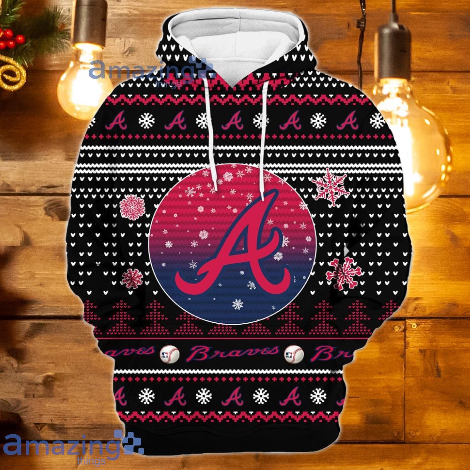 Atlanta Braves Atlanta Braves 3D Hoodie Sweatshirt
