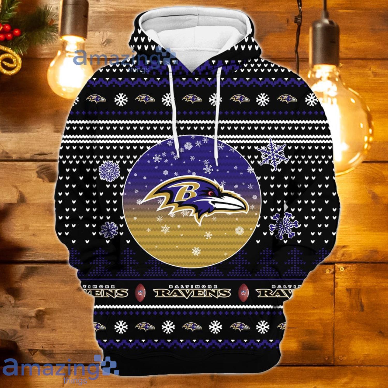 Merry Christmas Season 2023 Baltimore Ravens 3D Hoodie Christmas