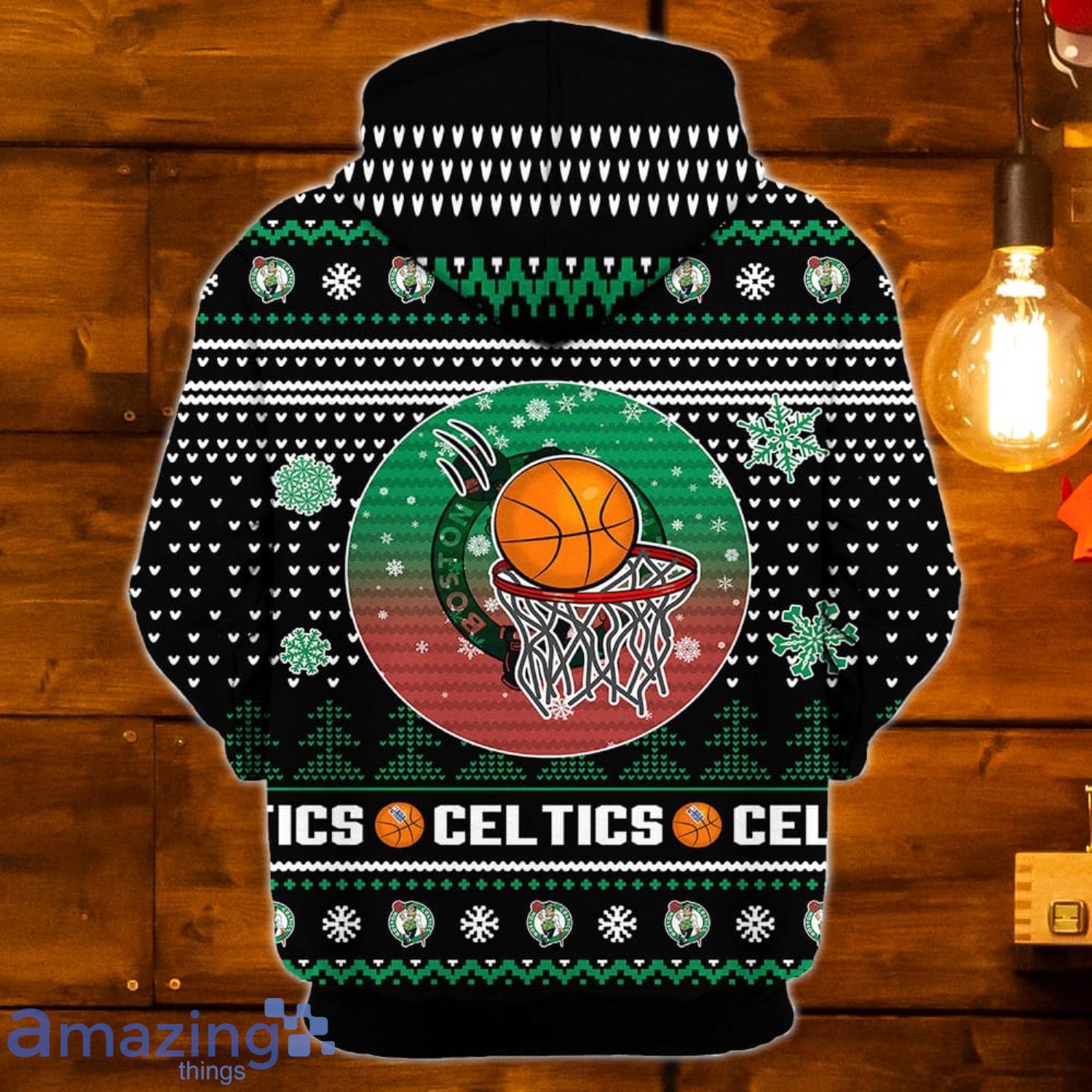 Merry Christmas Season 2023 Boston Celtics 3D Hoodie Christmas
